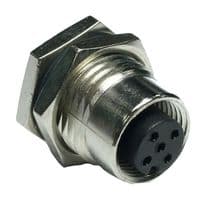 M12A-08PFFS-SF8C30 - AMPHENOL LTW - M12A-08PFFS-SF8C30 - Sensor Cable, M12 Receptacle, Free End, 8 Positions, 300 mm, 11.8 ", M Series