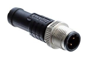 M12A-17BMMM-SL8D01 - AMPHENOL LTW - M12A-17BMMM-SL8D01 - Sensor Cable, M12 Plug, Free End, 17 Positions, 1 m, 3.3 ft, M Series