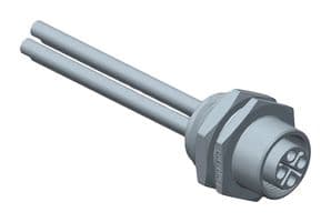 M12S-04PFFS-SH8B30 - AMPHENOL LTW - M12S-04PFFS-SH8B30 - Sensor Cable, M12 Receptacle, Free End, 4 Positions, 300 mm, 11.8 ", M Series