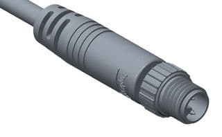 8A-06AMMM-SL7A01 - AMPHENOL LTW - 8A-06AMMM-SL7A01 - Sensor Cable, M8 Plug, Free End, 6 Positions, 1 m, 3.3 ft, M Series