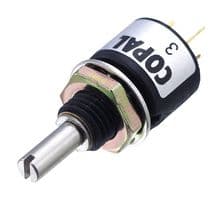 JC10-000-103N - NIDEC COMPONENTS - JC10-000-103N - Rotary Potentiometer, 10 kohm, 1 Turns, Linear, 125 mW, ± 20%, JC10 Series