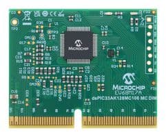 EV68M17A - MICROCHIP - EV68M17A - Dual Inline Module, dsPIC33AK128MC106, Motor Controller, Digital Signal Controller