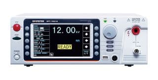 GPT-15012 - GW INSTEK - GPT-15012 - Electrical Safety Tester, 7" TFT LCD, Manual/Auto Mode, DC Withstanding Voltage, 50V to 12kV