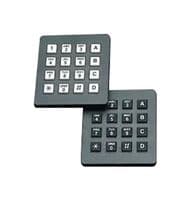 96BB2-006-F - GRAYHILL - 96BB2-006-F - Keypad, 96 Series, 4 x 4, Matrix, ABS (Acrylonitrile Butadiene Styrene), 5 mA, 12 V