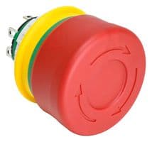 XA1E-BV3SG02TR - IDEC - XA1E-BV3SG02TR - Emergency Stop Switch, Red, 16 mm, DPST-NC, Pushlock Turn Reset/Push-Pull