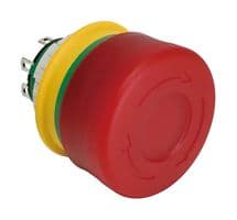 XA1E-LV3SG02Q4R - IDEC - XA1E-LV3SG02Q4R - Emergency Stop Switch, Red, 16 mm, DPST-NC, Pushlock Turn Reset/Push-Pull, Solder Lug, 3 A, 125 V