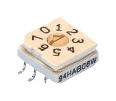 94HAB08WT - GRAYHILL - 94HAB08WT - Rotary Coded Switch, 94H Series