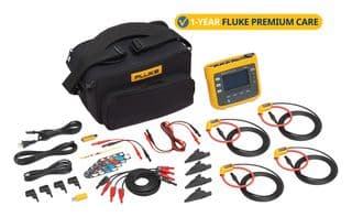 FLUKE-1738/FPC EU - FLUKE - FLUKE-1738/FPC EU - Data Logger, w/ 1Yr Premium Care, Three-Phase Power Quality, 12 Channel