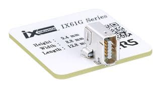 IX61G2-A-10P - HIROSE / HRS - IX61G2-A-10P - Modular Connector, IX Type A Jack, 1 x 1 (Port), 10P10C, Cat6a, Surface Mount