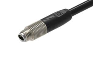 RSMGVS-8M-999/5 M - LUMBERG AUTOMATION - RSMGVS-8M-999/5 M - Ethernet Cable, SPE Cordset, Shielded, 2 Position M8 Plug to Free End, Black, 5 m, 16.4 ft
