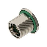 GKMH1X/7 L - LUMBERG AUTOMATION - GKMH1X/7 L - Modular Connector, Rear Wall Mount, SPE Jack, 1 x 1 (Port), IP65, IP67, Panel Mount