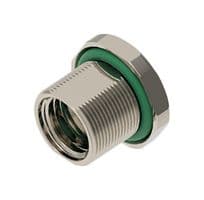 GKMH1X/8 L - LUMBERG AUTOMATION - GKMH1X/8 L - Modular Connector, Rear Wall Mount, SPE Jack, 1 x 1 (Port), IP65, IP67, Panel Mount