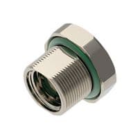 GKMH1X/9 L - LUMBERG AUTOMATION - GKMH1X/9 L - Modular Connector, Rear Wall Mount, SPE Jack, 1 x 1 (Port), IP65, IP67, Panel Mount