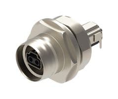 HK2F6S-2C-WS/10,95 L - LUMBERG AUTOMATION - HK2F6S-2C-WS/10,95 L - Modular Connector, SPE Jack, 1 x 1 (Port), 2P2C, IP65, IP67, Panel PCB Mount