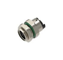 HKMF1S-8M-GP/12 S - LUMBERG AUTOMATION - HKMF1S-8M-GP/12 S - Modular Connector, SPE Jack, 1 x 1 (Port), 2P2C, IP65, IP67, Panel PCB Mount