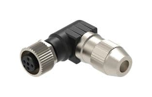 RKCWI 4A - LUMBERG AUTOMATION - RKCWI 4A - Sensor Connector, M12, Female, 4 Positions, IDC / IDT Socket, Right Angle Cable Mount