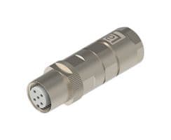 RM12C-FSSV5A - LUMBERG AUTOMATION - RM12C-FSSV5A - Sensor Connector, M12, Female, 5 Positions, Crimp Socket, Straight Cable Mount