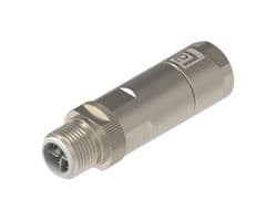 RM12C-MSSV8X-CAT6A - LUMBERG AUTOMATION - RM12C-MSSV8X-CAT6A - Sensor Connector, M12, Male, 8 Positions, Crimp Pin, Straight Cable Mount