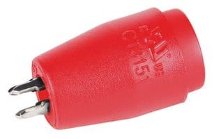 CT3151V1-2 - CAL TEST ELECTRONICS - CT3151V1-2 - Banana Test Connector, Jack, PCB Mount, 25 A, 1 kV, Nickel Plated Contacts, Red