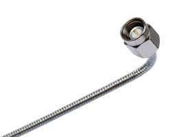 MINIBEND L-12 - HUBER+SUHNER - MINIBEND L-12 - RF / Coaxial Cable Assembly, 12 ", 305 mm, MINIBEND L, SMA Plug, SMA Plug, 50 ohm