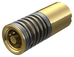81_PGPBX-X50-0-W2/111_NY - HUBER+SUHNER - 81_PGPBX-X50-0-W2/111_NY - RF / Coaxial Connector, Height above PCB 20mm, PGPBX, Straight Plug, Surface Mount, 50 ohm