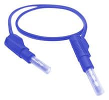22.451-.50M-6 - MUELLER ELECTRIC - 22.451-.50M-6 - Banana Test Lead, 4mm Retractable Banana Plug, Shrouded, 4mm Retractable Banana Plug, Shrouded