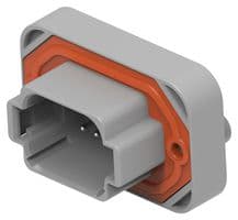 DT15-08PA - DEUTSCH - TE CONNECTIVITY - DT15-08PA - Automotive Connector, DT15 Series, Straight Header, 8 Contacts, Solder Pin