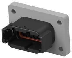 DTM04-12PB-L012 - DEUTSCH - TE CONNECTIVITY - DTM04-12PB-L012 - Automotive Connector Housing, Black, Key B, DTM Series, Receptacle, 12 Ways
