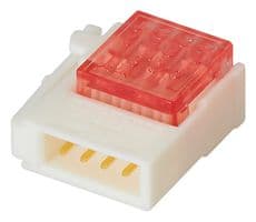 37A04-E121-W00 FL - 3M - 37A04-E121-W00 FL - IDC Connector, 30-24 AWG, IDC Plug, Male, 2 mm, 1 Row, 4 Contacts, Cable Mount