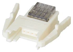 37B04-C206-WP0 MB - 3M - 37B04-C206-WP0 MB - IDC Connector, 24-20 AWG, IDC Receptacle, Female, 2 mm, 1 Row, 4 Contacts, Cable Mount, Panel Mount