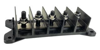 FHZ415 - LITTELFUSE - FHZ415 - Fuse Holder, Automotive Blade, Bolt Down, 400A, 80VDC, 5 Fuses