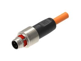 PP12M-MSSV4A-0182-0200 - LUMBERG AUTOMATION - PP12M-MSSV4A-0182-0200 - Sensor Cable, Standard Push Pull, A Code, M12 Plug, Free End, 4 Positions, 2 m, 6.6 ft
