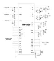 MP5490GC-0000-P - MONOLITHIC POWER SYSTEMS (MPS) - MP5490GC-0000-P - Power Management IC, 5.5V Supply, WLCSP-36, -40 °C to 125 °C