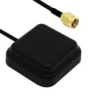 MIKE19/1M/SMAM/S/S/26 - SIRETTA - MIKE19/1M/SMAM/S/S/26 - Patch Antenna, 1.575GHz, GNNS/GPS/Glonass/Galileo/BeiDou/QZSS, 23.39dBi, 1M Cable