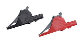 CT3286 - CAL TEST ELECTRONICS - CT3286 - Alligator Clip, Insulated, Black, Red, 1kV Voltage, 36A Current, 32mm Jaw Opening