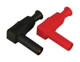 CT3204 - CAL TEST ELECTRONICS - CT3204 - Banana Test Connector, DIY, R/A, Sheathed, Plug, Cable Mount, 20 A, 1 kV, Nickel Plated Contacts