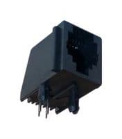 RJE021880410 - AMPHENOL COMMUNICATIONS SOLUTIONS - RJE021880410 - Modular Connector, RJ45 Jack, 1 x 1 (Port), 8P8C, Through Hole Mount