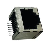 RJE231880113T - AMPHENOL COMMUNICATIONS SOLUTIONS - RJE231880113T - Modular Connector, RJ45 Jack, 1 x 1 (Port), 8P8C, Surface Mount