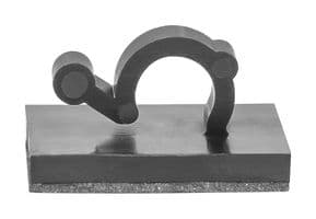 151-04468 MAGRA6-PA66/NDFEBR5-BK - HELLERMANNTYTON - 151-04468 MAGRA6-PA66/NDFEBR5-BK - Fastener, Magnet with Adhesive Backed Cable Clip, 6 mm