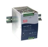 SDR-480P-24 - MEAN WELL - SDR-480P-24 - AC/DC DIN Rail Power Supply (PSU), ITE, 1 Output, 480 W, 24 V, 20 A