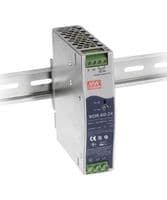 WDR-60-12 - MEAN WELL - WDR-60-12 - AC/DC DIN Rail Power Supply (PSU), ITE & Laboratory Equipment, 1 Output, 60 W, 12 V, 5 A