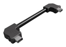 ND9ACJ250AB - AMPHENOL COMMUNICATIONS SOLUTIONS - ND9ACJ250AB - Ethernet Cable, Downward Bend, Cat6a, 90° IX Type A Plug to 90° IX Type A Plug