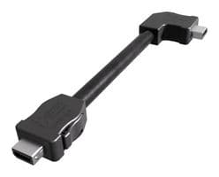 ND9ACJ250AD - AMPHENOL COMMUNICATIONS SOLUTIONS - ND9ACJ250AD - Ethernet Cable, Upward Bend, Cat6a, 90° IX Type A Plug to IX Type A Plug, FTP (Foiled Twisted Pair)