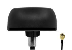 TANGO57/MIMO/221/1M/SMAM/RP-SMAM - SIRETTA - TANGO57/MIMO/221/1M/SMAM/RP-SMAM - RF Antenna, 5.925 to 7.125 GHz, 4.73 dBi, 2.21 VSWR, 50 ohm, 25 W, 2x Cellular / 2x Wi-Fi / 1x GNSS