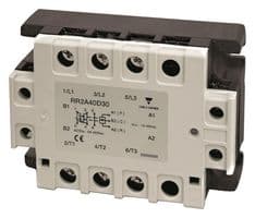RR2A40D150 - CARLO GAVAZZI - RR2A40D150 - Motor Controller, Reversing Starter, 2-Phase, 5 A, 10 to 40 VDC, 1.5 kW, IP10, RR2A Series