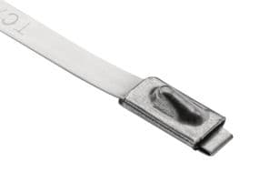 111-93278 MBT27SS-SS304-ML - HELLERMANNTYTON - 111-93278 MBT27SS-SS304-ML - Cable Tie, 304 Stainless Steel, Natural, 685 mm, 4.6 mm, 203 mm, 900 N