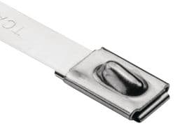 111-94278 MBT27HS-SS304-ML - HELLERMANNTYTON - 111-94278 MBT27HS-SS304-ML - Cable Tie, 304 Stainless Steel, Natural, 685 mm, 7.9 mm, 203 mm, 2000 N