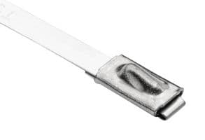111-94338 MBT33HS-SS304-ML - HELLERMANNTYTON - 111-94338 MBT33HS-SS304-ML - Cable Tie, 304 Stainless Steel, Natural, 838 mm, 7.9 mm, 254 mm, 2000 N
