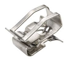 151-00982 MSC2-SS304-ML - HELLERMANNTYTON - 151-00982 MSC2-SS304-ML - Fastener, Edge Mount Wire Clip, 7.6 mm, Stainless Steel, 24.1 mm, 13 mm