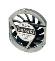 109E4712M401 - SANYO DENKI - 109E4712M401 - DC Axial Fan, 12 V, 172 mm, 25 mm, Ball Bearing, 183 CFM
